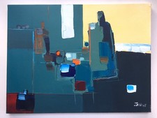 tableau peinture abstraite par