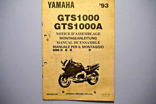 Manuel assemblage yamaha gts - d,