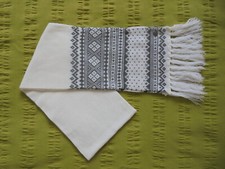 Grande écharpe blanche et