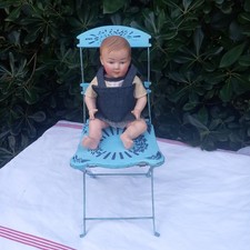 Chaise poupée en fer Début XX siècle