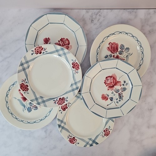 Assiettes plates assorties - assiettes,