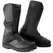Richa ADVENTURE Black Motorcycle Boots WITH DOUBLE ADJUSTMENT PQ