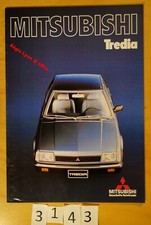 MITSUBISHI TREDIA 1400 GLX/ 1600 GLS/ AT/ TURBO Prospectus Allemand 20 p 2/1983