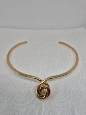 Collier Ras du Cou Plaqué OR Créateur L.Goupil Bijoux D'art