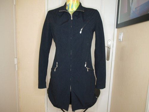 Veste bleu fonce nylon - veste,