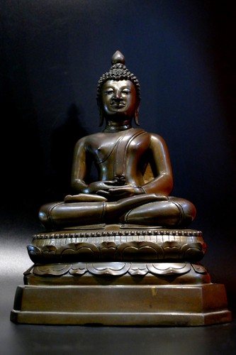 Bouddha bronze xixè siècle - xixè,