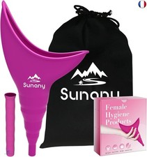 Sunany Urinoir féminin réutilisable en Silicone infaillible permettant aux F