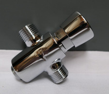 Robinet d'urinoir temporisé Olyos Tempo apparent droit G1/2'' 65 x 105 x 135 mm