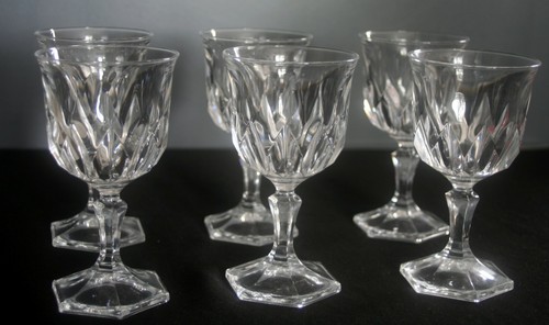 Verres eau en cristal - à,
