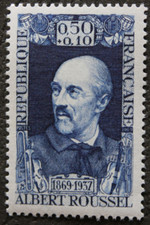 Timbre - FRANCE - Albert ROUSSEL - Neuf ** - YT1590 - 1969