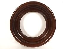 Solid mahogany round frame 29.5cm antique French frame 19th century