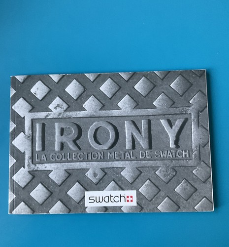 Catalogue swatch irony - catalogue,