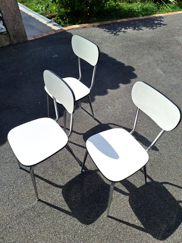 Vends chaises formica - en,