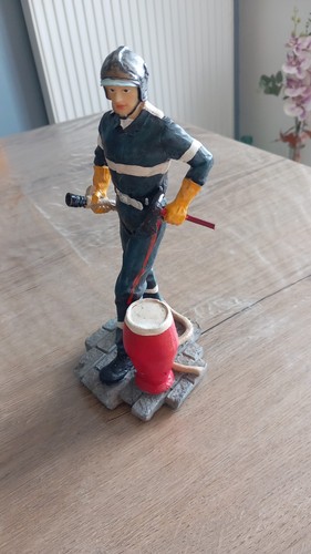 Vintage figurine pompiers - vintage, en