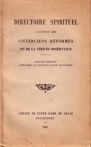 Directoire spirituel usage - directoire, l'usage