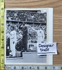 Jesse Owens Podium Scene Berlin 1936 Olympics Book Photograph