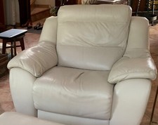 salon relax en cuir canapé relax  et fauteuil 