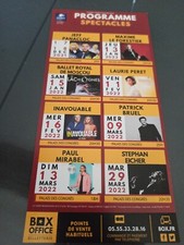 FL#04 concert flyer 2021/22: Patrick Bruel, Frédéric François, Jacques Dutronc