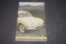 Operating Instructions Manual Renault Dauphine 09/1957 Unused