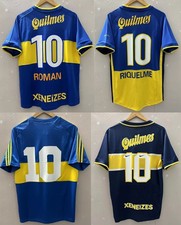 Maillot Retro BOCA JUNIORS 1981/2002 #10 MARADONA - RIQUELME