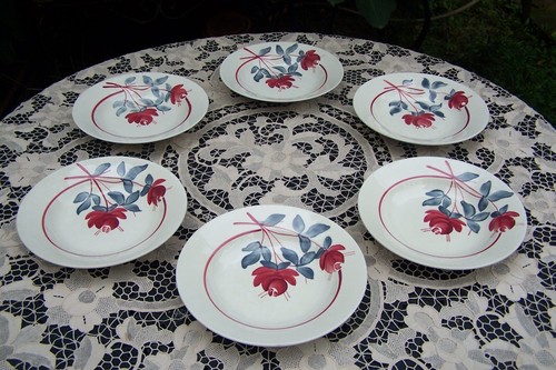 Assiettes creuses service - 6,