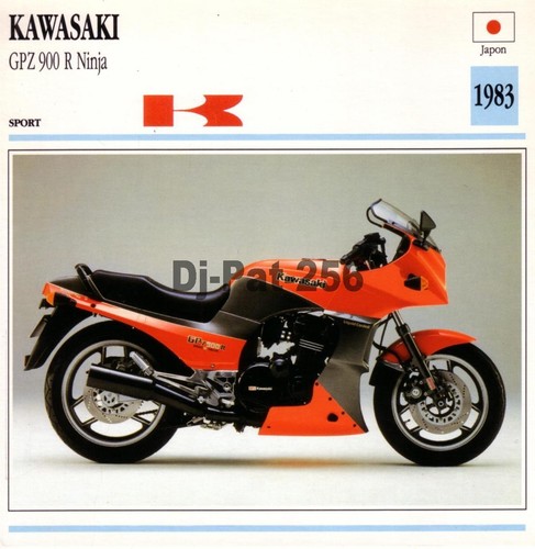 Fiche moto kawasaki gpz - moto, 900
