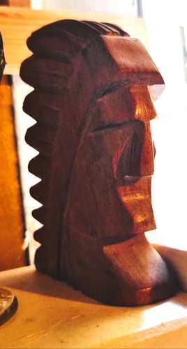 Sculpture bois figurine - sculpture, indien