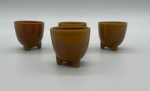 Coquetier tripode ambre lot - coquetier,
