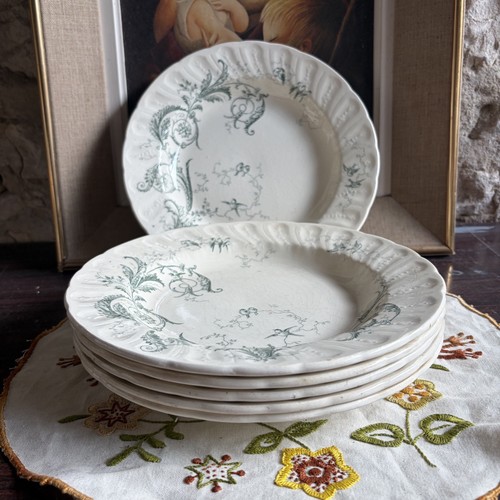 Gien rinceaux assiettes - rinceaux, 6