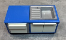 Playmobil * MODERN HOUSE * blue furniture combined dishwasher sink grey 70206