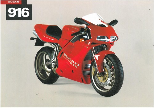 Prospectus ducati 916 brochure - prospectus,