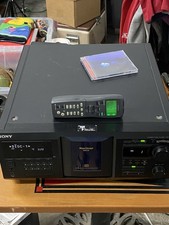 serviced-new Belts, Clean Laser-Sony CDP-CX450 400 CD Changer+ RM-DX450 Remote