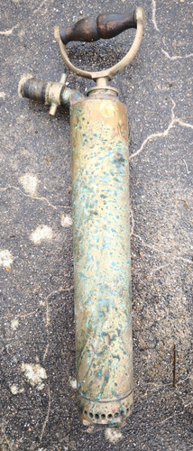 High hand pump bronze - hand, 1916