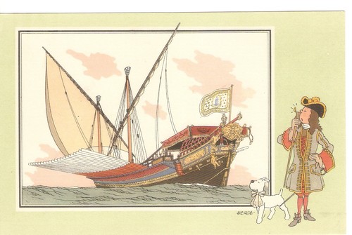 Herge grande carte - herge,