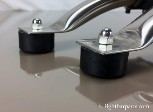 Lightbar rubber feet bumpers - rubber,