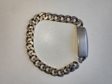 Vends Gourmette Argent Massif