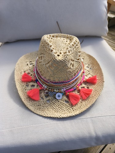 Chapeau femme neuf - femme, paille