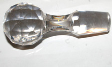 ancien bouchon de carafe en cristal