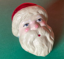 Décoration Noël ancienne Très jolie tête de Père Noël en celluloïd - SIC 1920/30