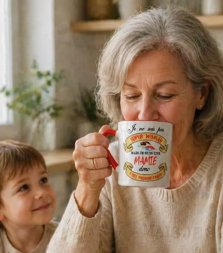 Mug humoristique mamie - mug,