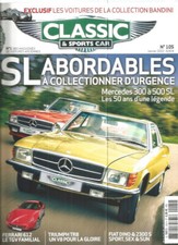 CLASSIC & SPORTSCAR N°105 MERCEDES 300 → 500 SL / TRIUMPH TR8 / FIAT DINO