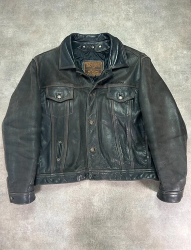 Redskins veste cuir trucker - veste,