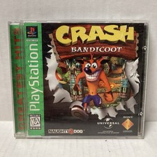 Crash Bandicoot Greatest Hits 1996 PlayStation PS1 Video Game (Complete) TESTED
