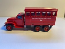 Miniature Solido pompier GMC PC Incendie Echelle 1/50