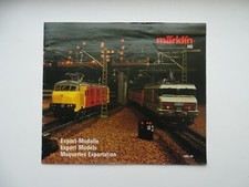 Catalogue MARKLIN maquettes