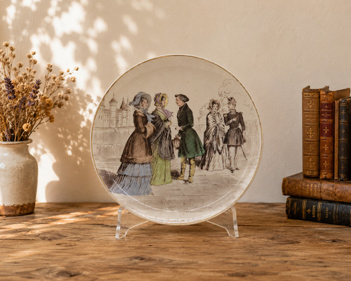 Assiette parlante creil - parlante,