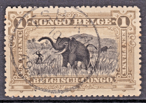 Timbre 1916 congo belge - timbre,