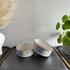 Lot of Two Enameled Pans | Vintage Dish | 70s | Retro Emails