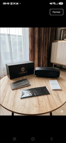 Versace étui lunettes noir - étui, à
