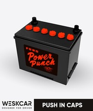 Ford Power Punch Battery (1954-68) Push in Caps kit